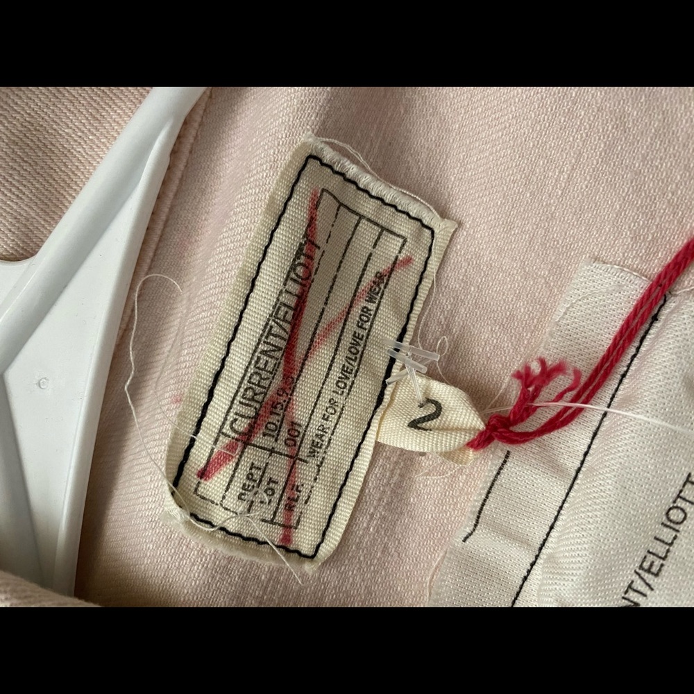 Current/Elliot Pink Jean Jacket - Picture 5 of 5